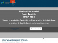 solar-technik-rheinmain.de Webseite Vorschau