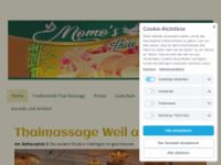 momo-thaimassage.de Webseite Vorschau