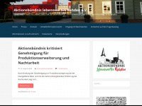aktionsbuendnis-rahden.de Webseite Vorschau