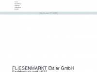 fliesenmarkt-elsler.de Webseite Vorschau