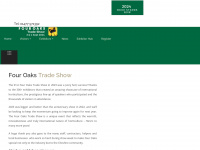 fouroaks-tradeshow.com Webseite Vorschau