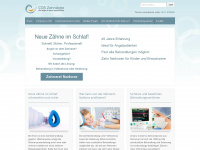zahn-narkose.de Webseite Vorschau