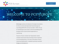 pce-europe.org Webseite Vorschau