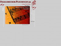 folklorechor-plochingen.de Webseite Vorschau