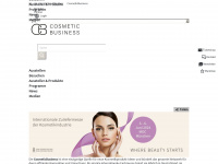 cosmetic-business.com Webseite Vorschau