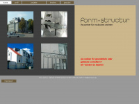 form-structur.de Webseite Vorschau