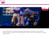 volkstheater.ch Webseite Vorschau