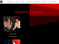 sinsheimer-theaterkiste.de Webseite Vorschau