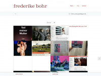 frederikebohr.com Webseite Vorschau