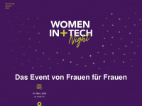 womenintechnight.net Webseite Vorschau