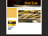 waltigrob.ch Webseite Vorschau