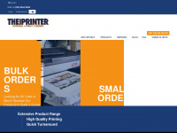 fabricprinter.com.au Webseite Vorschau