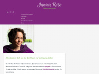janina-rose.de Webseite Vorschau