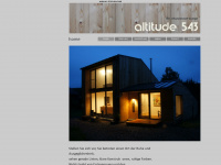 altitude543.be Webseite Vorschau