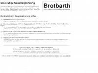 brotbarth.de Webseite Vorschau
