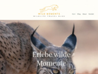wild-moments.ch Webseite Vorschau