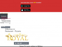 pizzeria-royal-wildon.at Webseite Vorschau