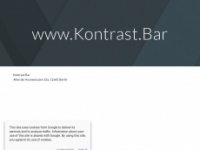 kontrast.bar Webseite Vorschau