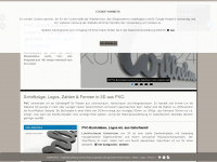 pvc-buchstaben-3d.de Webseite Vorschau