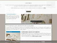 acrylbuchstaben-3d.de Webseite Vorschau