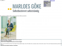 marloes-goeke.de Webseite Vorschau