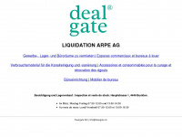dealgate.ch Webseite Vorschau