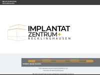 implantatzentrumplus.de Webseite Vorschau