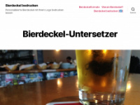 bierdeckel-bedrucken.com Webseite Vorschau
