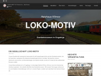 loko-motiv.cz Webseite Vorschau