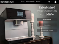 beansberlin.de Webseite Vorschau