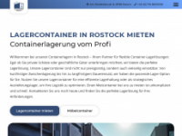 containerlager-rostock.de Webseite Vorschau