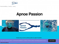 apnoe-passion.de Webseite Vorschau