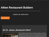 athen-restaurant-buldern.de Webseite Vorschau