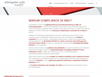 compliance.ruhr Webseite Vorschau