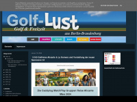 golf-lust.blogspot.com Webseite Vorschau