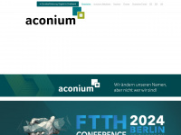 aconium.eu Webseite Vorschau