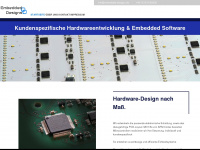 embedded-designs.de Webseite Vorschau