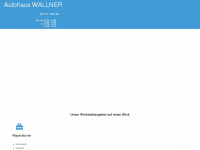 autohaus-wallner.at Webseite Vorschau