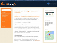 baufiforum24.de Webseite Vorschau