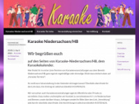 karaoke-ndshb.de Webseite Vorschau