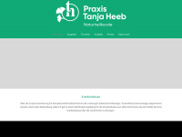 praxis-tanja-heeb.ch Webseite Vorschau