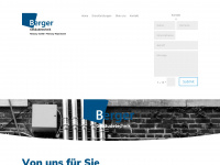 berger-gebäudetechnik.ch Webseite Vorschau