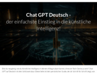 chat-gpt-deutsch.de Webseite Vorschau
