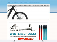 bikesport-proell.at Webseite Vorschau