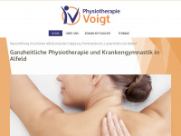 physiotherapie-voigt.com Webseite Vorschau
