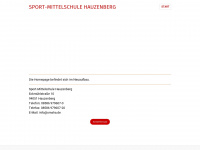 sportmittelschule-hauzenberg.de Webseite Vorschau