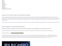 benbucanero.de Webseite Vorschau