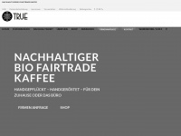 true-coffee.de Webseite Vorschau