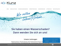 bautrocknung-kunz.de Webseite Vorschau