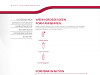 formbar.ch Webseite Vorschau